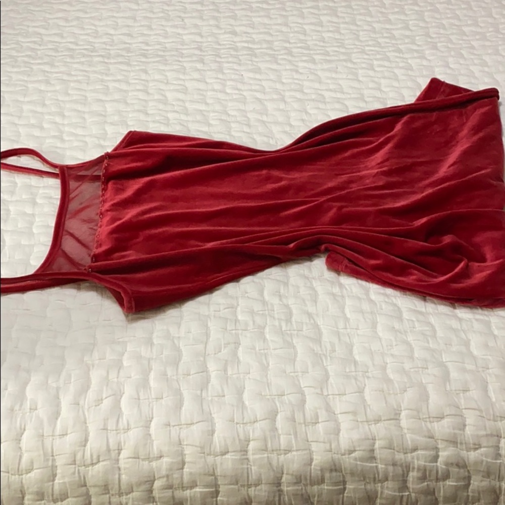Red velvet Dress
